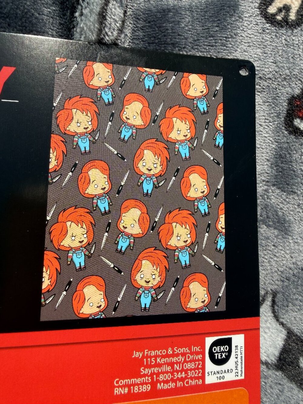 Chucky Throw Blanket 50 x 70 In Halloween Movie